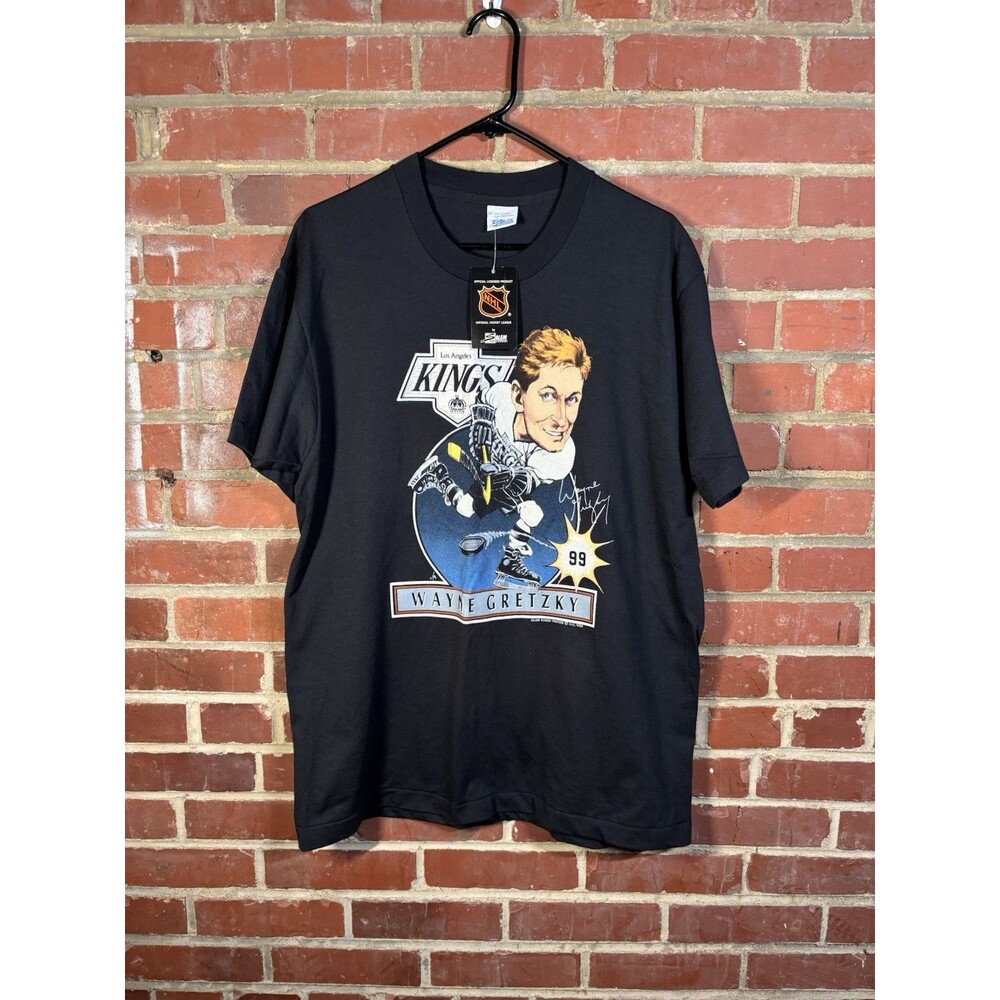 NWT Vintage 1988 Wayne Gretzky Los Angeles Kings Shirt Screen Stars Adult XL